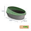 Nice Care Eco Caixa de areia Redonda verde para gatos, , large Indicador imagem número 2